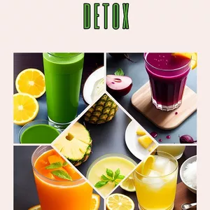 Imagem de capa para o Ebook Dicas de sucos detox vinculada a uma ação de caridade para aliviar a fome dos menos favorecidos.
