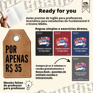 Imagem de capa para o Ebook READY FOR YOU - Gramática e exercícios de Língua Inglesa