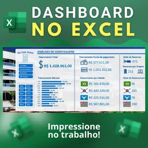 Planilha Dashboard no Excel