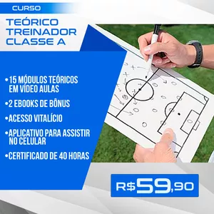 Imagem principal do produto CURSO TEÓRICO TREINADOR CLASSE A