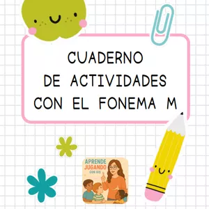Imagen de portada para Ebook Cuaderno de actividades del fonema m 