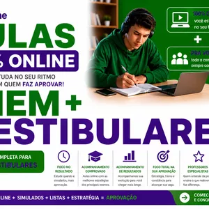 Imagem do curso Enem + Vestibulares 100% on-line