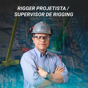 Imagem de capa para o Curso online Rigger Projetista (Plano de Rigging) / Supervisor de Rigging