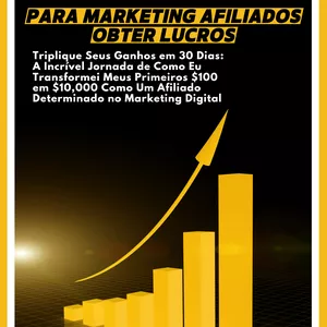Imagem de capa para o Ebook o guia para marketing afiliados obter lucros