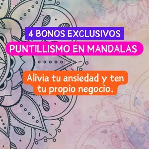 Imagen de portada para Ebook Puntillismo en Mandalas