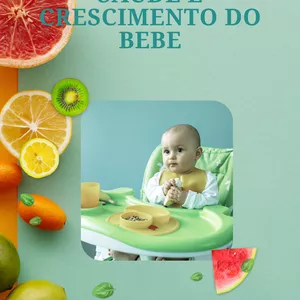 Imagem de capa para o Ebook Receitas para Saude e Crescimento do bebe