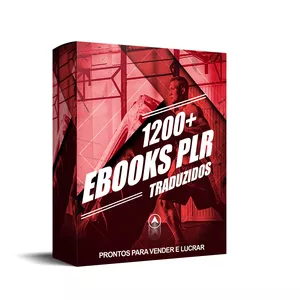 Imagem de capa para o Ebook Pack 1000+ ebooks gringos editáveis e traduzidos