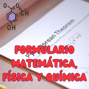 Imagen de portada para Ebook Formulario de matemática, física y química.