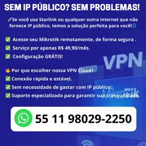 Imagem de capa para o Curso online VPN Cloud Mikrotik Conexão Segura Sem IP Público