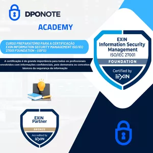 Imagem de capa para o Curso online Formação EXIN Information Security Management ISO/IEC 27001 Foundation ISFS