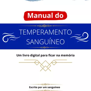 Imagem de capa para o Ebook Manual do Temperamento Sanguíneo