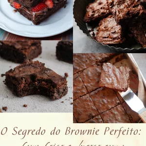 Imagem de capa para o Ebook O Segredo do Brownie Perfeito: Como Criar e Lucrar com o Brownie Mais Irresistível do Mundo!
