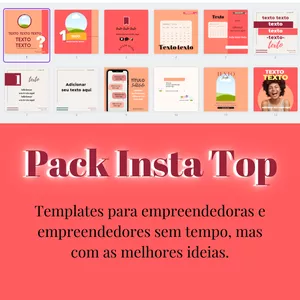 Imagem de capa para o Ebook Pack Insta Top