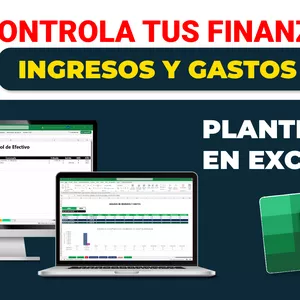 Imagen de portada para Ebook PLANTILLA DE INGRESOS Y GASTOS EN EXCEL