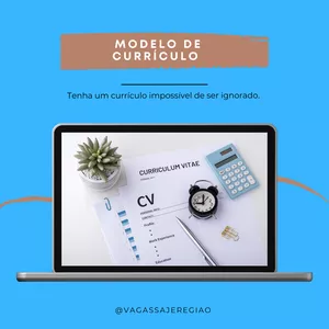 Imagem de capa para o Ebook Modelos de currículo profissional 