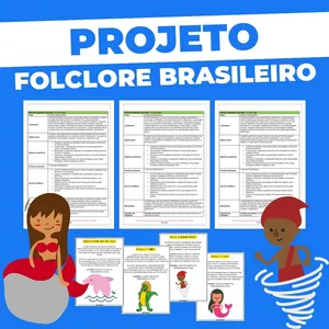 Curso PROJETO FOLCLORE BRASILEIRO - KIT SÓ ESCOLA