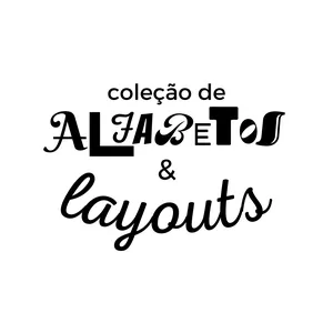 Imagem de capa para o Ebook Coleção de Alfabetos e Layouts