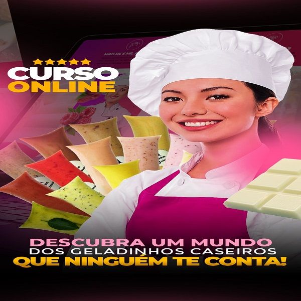 Imagem do curso Curso de Geladinho Gourmet em Video Aulas