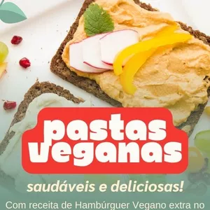 Imagem de capa para o Ebook Receitas de Pastas Veganas