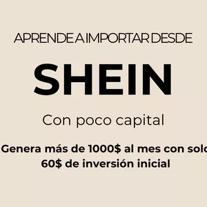 Imagen de portada para Curso online Gana Dinero Importando Desde Shein Con Poco Capital