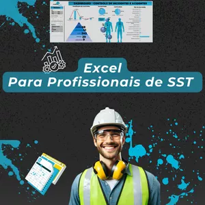 Imagem de Excel para Profissionais de Segurança do Trabalho criado por AmbienteSafety - Gestão e Desenvolvimento na hotmart