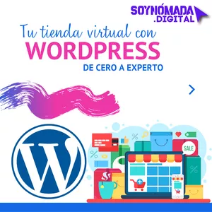 Imagen de portada para Curso online Tiendas virtuales con WordPress 