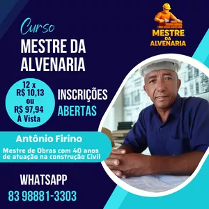 Imagem do curso Mestre da Alvenaria