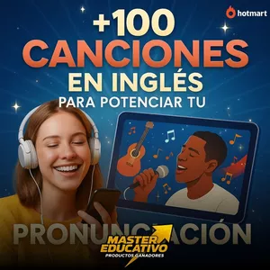 Imagen de portada para Ebook +100 CANCIONES EN INGLÉS PARA POTENCIAR TU PRONUNCIACIÓN