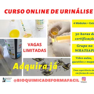 Imagem de capa para o Curso online Curso Online de Urinálise 
