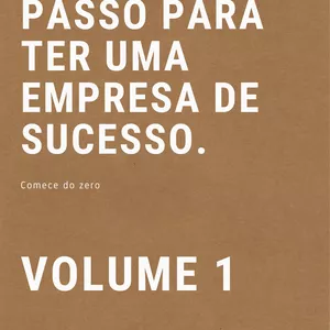 Imagem de capa para o Ebook Passos para ter uma empresa de sucesso