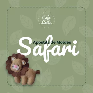 Imagem de capa para o Ebook Apostila Digital SAFARI 🦁 BÔNUS: alfabeto, números e acentos!