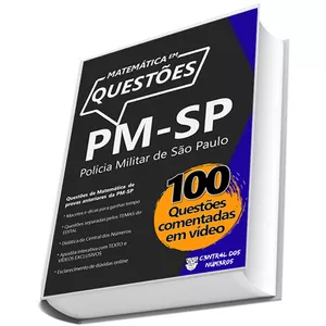 Imagem de capa para o Curso online 100 QUESTÕES de Matemática PMSP Resolvidas em TEXTO e VÍDEO