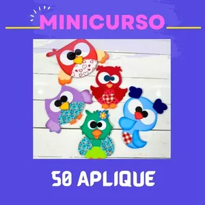 Imagem de capa para o Curso online 50 Apliques | Edição 02