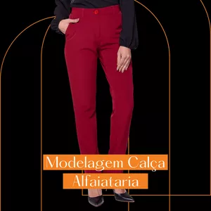 Imagem de capa para o Curso online Modelagem Calça Alfaiataria do Tamanho 34 ao 50