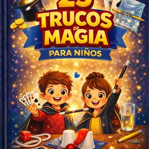 Imagen de portada para Ebook 🔮+ 25 TRUCOS DE MAGIA PARA NIÑOS