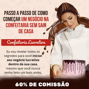 Imagem de Curso Online - Confeitaria Lucrativa  criado por W&L Empreendimentos Digitais na hotmart