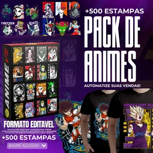 Imagem de capa para o Ebook PACK ESTAMPAS DE ANIME