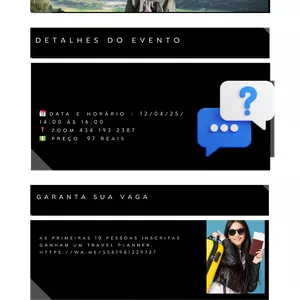 Imagem do curso Workshop : Sobreviva no exterior: Inglês essencial para viajantes.