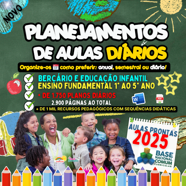Imagem do curso PLANEJAMENTOS DE AULAS BNCC 2025