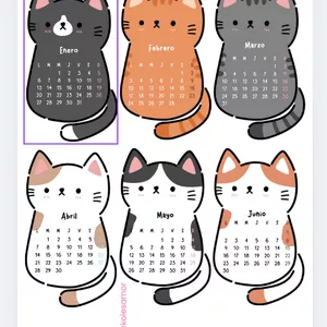 Imagen de portada para Ebook Kit 9 calendarios imprimibles en PDF