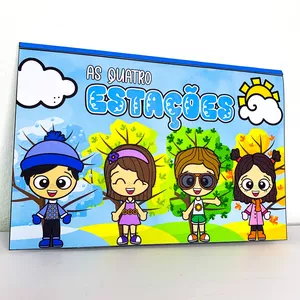 Imagem de capa para o Ebook LIVRO 3D AS  QUATRO ESTAÇÕES