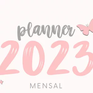 Imagem de capa para o Ebook Planner Anual 2023
