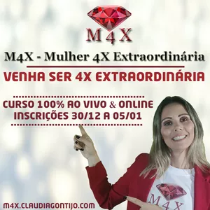 Imagem de capa para o Evento online TREINAMENTO M4X