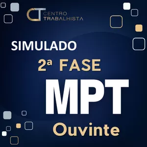Imagem de capa para o Curso online Simulado 2ª Fase MPT - Ouvinte