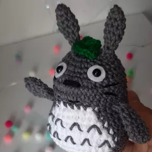 Imagem de capa para o Ebook Receita amigurumi - Totoro