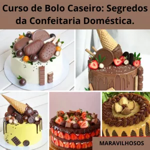 Curso Curso de Bolo Caseiro: Segredos da Confeitaria Doméstica