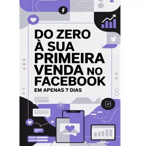 Imagem de capa para o Ebook Ebook - do Zero a sua primeira venda no Facebook