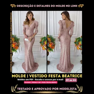 Imagem de capa para o Curso online [Molde em PDF] - Vestido Festa Beatrice ID 3417354