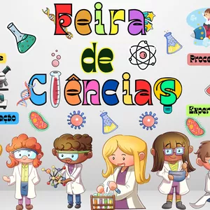 Imagem de capa para o Ebook 🦠🔭🧪Painel Feira de Ciências🦠🔭🧪