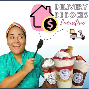 Imagem de capa para o Curso online Delivery de doces lucrativo em casa